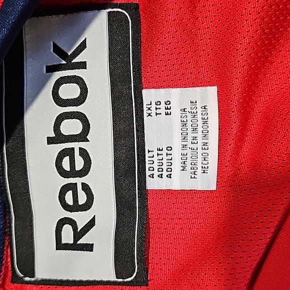 Reebok red and blue XXL jersey - Picture 5 of 6